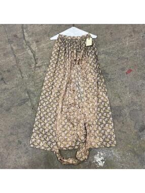 Vintage Film Costume 40s 50s Does Victorian Antique Style Thrashed Prairie Skirt